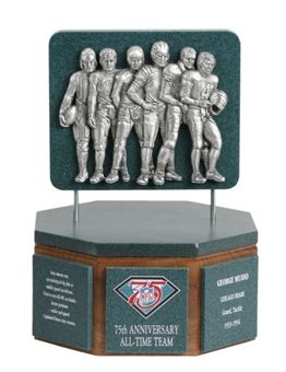 NFL 75th Anniversary Team Trophy (George Musso)